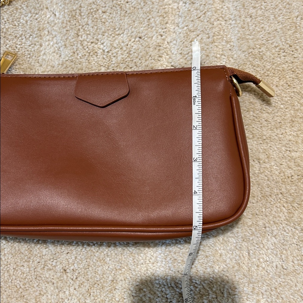 Brown Vegan Leather Women's 3 Piece Bag Set - Picture 3 of 10
